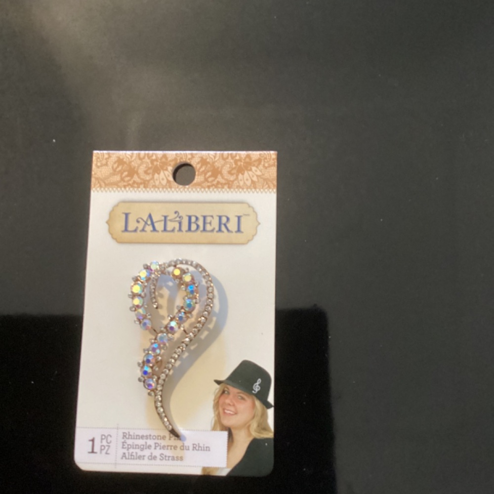 Vintage Rhinestone Hat Pin - Picture 4 of 4